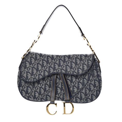 christian dior monogram double saddle bag|pre owned Christian Dior bags.